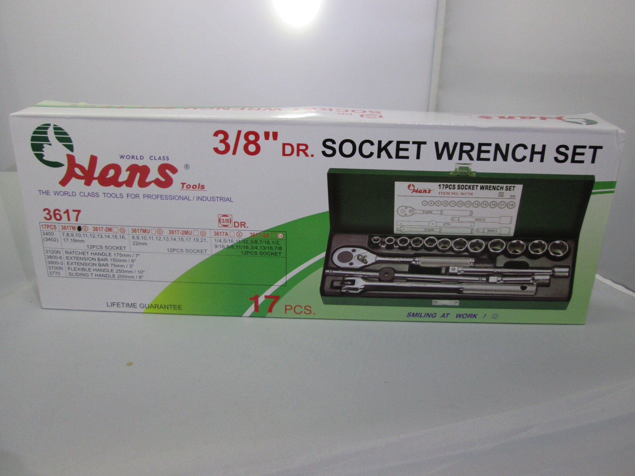 HANS SOCKET SET 19 PCS