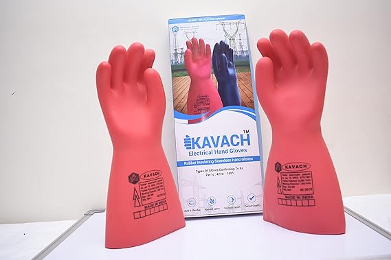 Kavach Electrical Gloves 16″ Safety Gloves