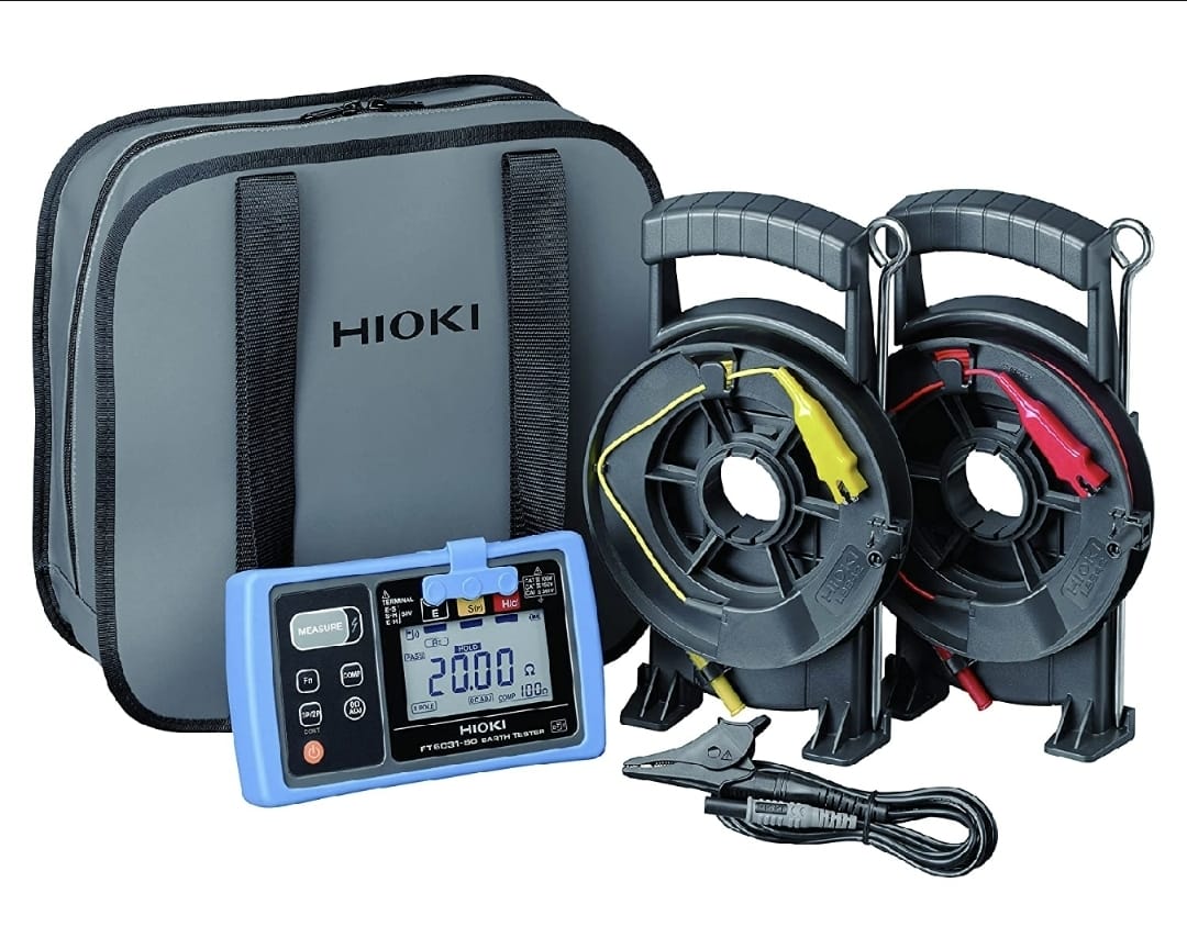 Hioki FT6031-50 Earth Tester Tough and Ready for the Field IP67 Dustproof and Waterproof