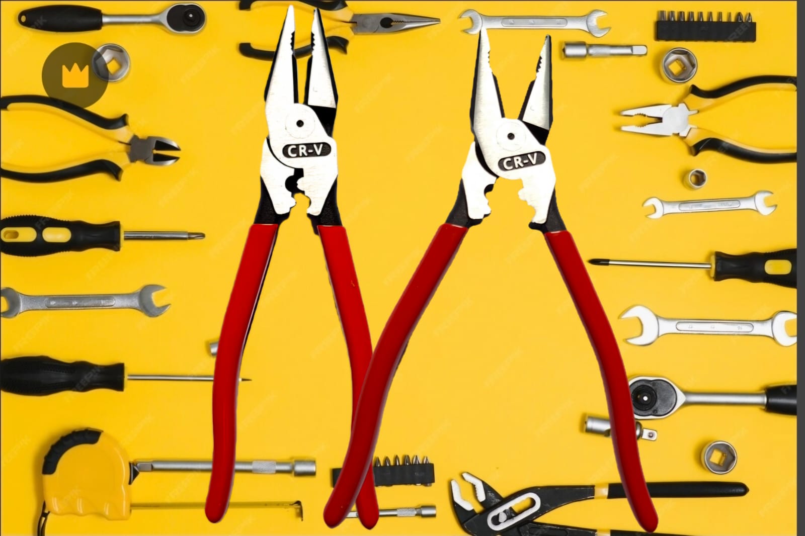 CR-V Multitool Crimping Tool Crimper Alicates Pense Linesman Pliers Combination Pliers