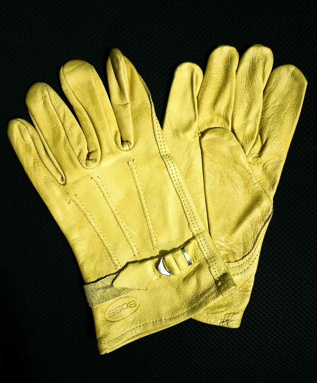 Electric/Welding Gloves (with belt) Heat Resistant Argon TIG Working Safety Hand Worker