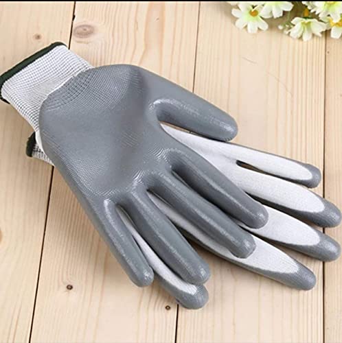 Cut Resistant Rubber Gloves Used for Gardening and Home Working with Sharp Items