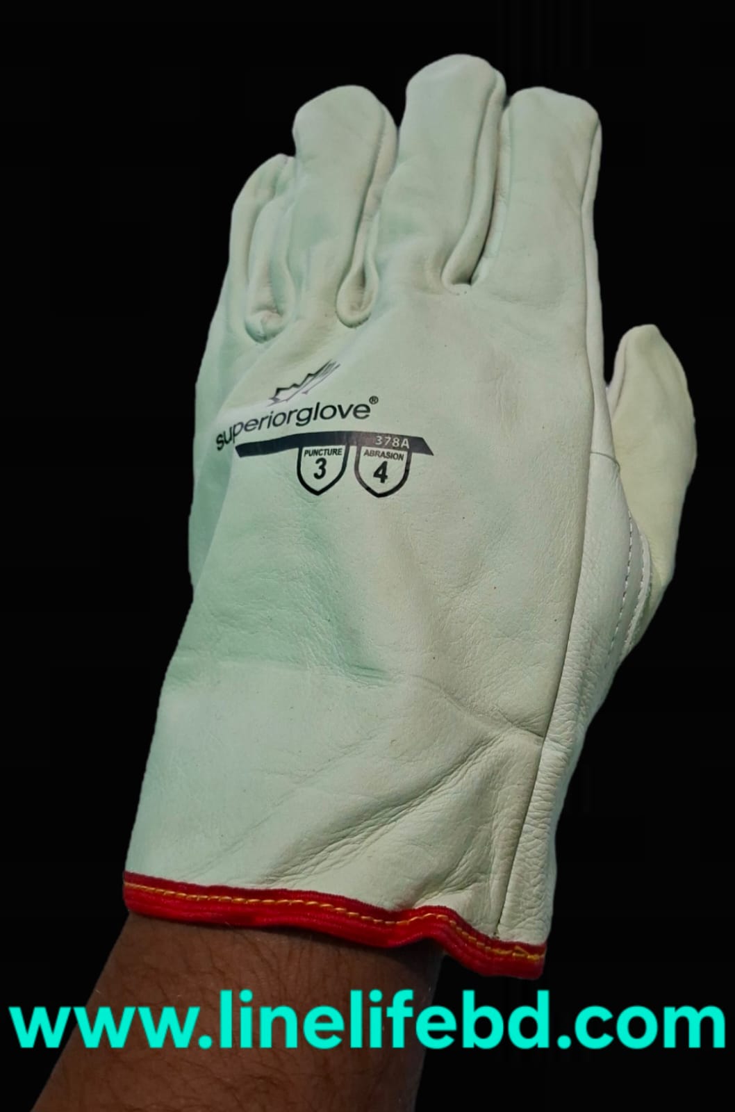 Leather Safety Work Gloves Welding J10-2064 Work Protection Bus Driving Gloves Men Real Solid Sheepskin Welding Gloves
